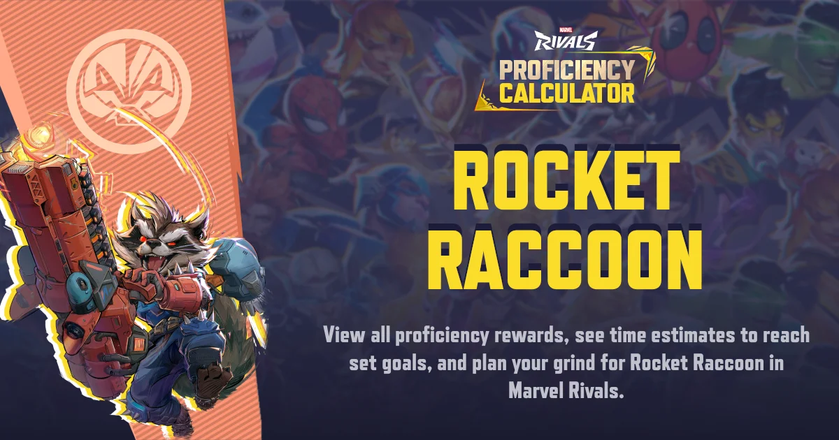 Rocket Raccoon | MR Proficiency Calculator