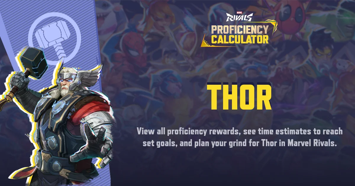 Thor | MR Proficiency Calculator